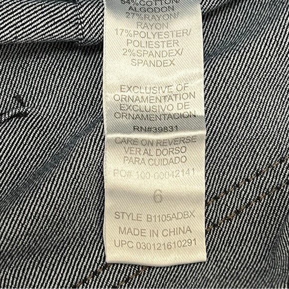 Democracy Ab-Solution Dark Indigo Booty Lift Jeggings Size 6 - Picture 6 of 7